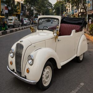 vintage car rent for wedding